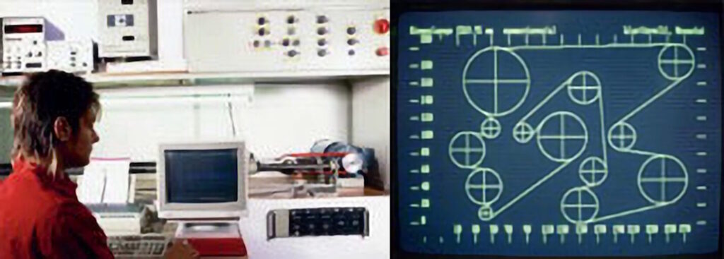 test-bench-for-determining-dynamic-characteristics